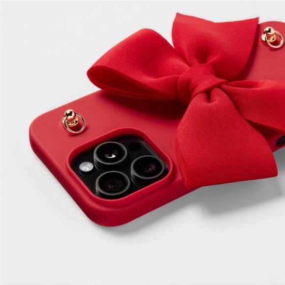 HEYDAY NWT apple iphone 16 pro max bow case red -VIRAL - Picture 2 of 6